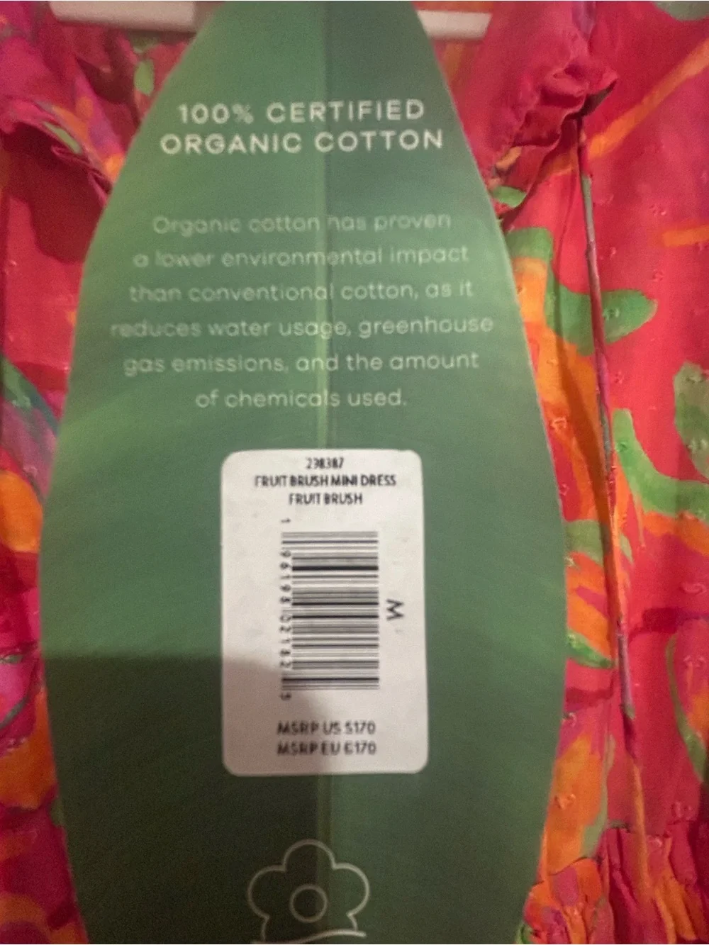 FARM Rio Pink, Orange & Green Floral Mini Dress - Picture 3 of 5